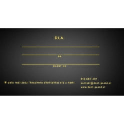 Voucher ochraniacz na zęby