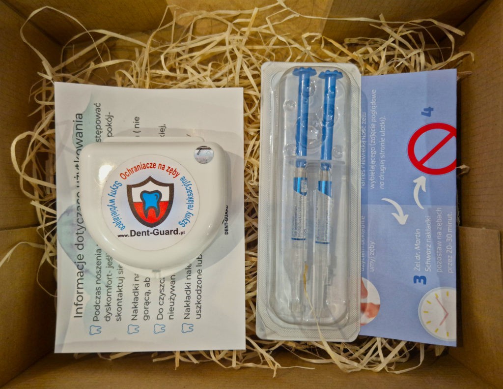 Gotowy zestaw nakładki wybielające zęby opalescence